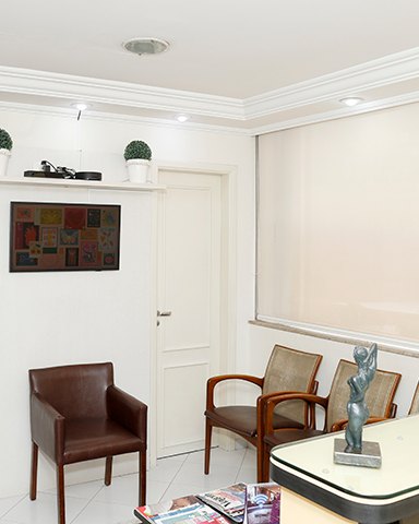 Sala de espera — Clínica Patah, ginecologia e obstetrícia na Consolação, São Paulo